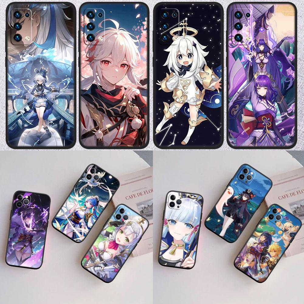 Genshin Impact Shell Phone Case for Samsung Galaxy S20 S21 S22 Ultra FE Plus A21S A22 A24 A25 A26 A30 A30S A31