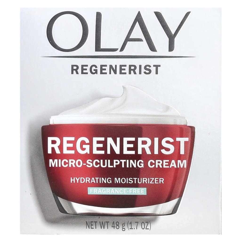 Olay Regenerist, Крем для микромоделирования, без отдушек, 1,7 унции (48 г)