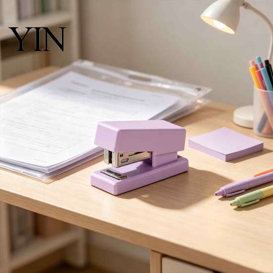 Mini Stapler for Test Papers Stapler, Compact Travel Size, with Smooth Binding 2 to Pocket Size 15 Pages of Paper, Portable Lightweight Students