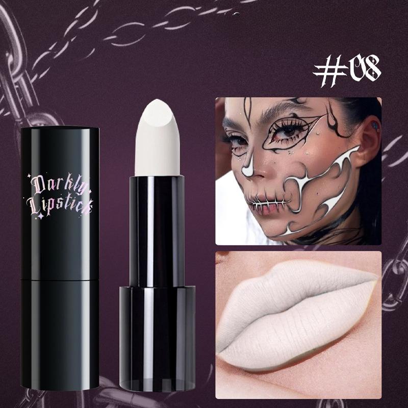 Матовая помада с антипригарным покрытием Cup Flash Diamond Lipstick Halloween Dark Makeup