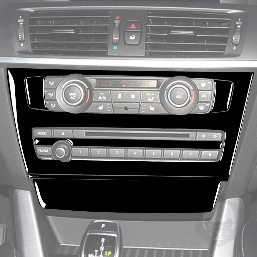 dsgur6 For BMW X3 F25 2011-2017 X4 F26 2014-2017Car Accessories Piano Black Interior Air Vent Taillight Console Trim Modified Sticker