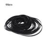 Pack of 100PCS Assorted Flat Drive Belts 2mm Width Cassette Tape Machine Rubber Belts for Recorders Portable Players