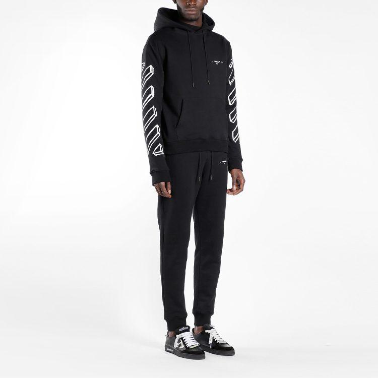 OFF-WHITE Chain Arrow Slim Hoodie OMBB034E181920241001