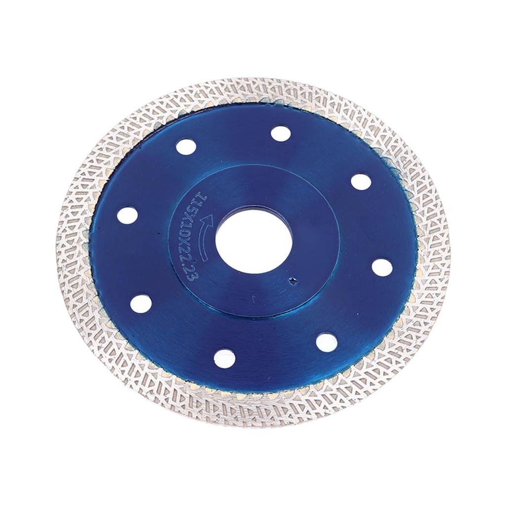 Алмазный пильный диск Круглый волнистый диск Диск для угловой шлифмашины для резки керамической плитки Синий