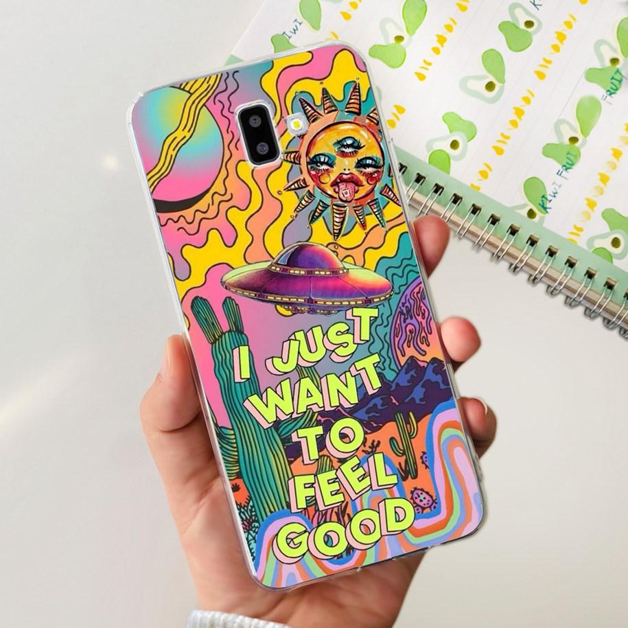 Чехол для Samsung J6 Plus J6 2018 J600F J610F Чехол Роскошный Мраморный Бабочка Прозрачный Мягкие Чехлы Для Samsung Galaxy J 6 J6+ 2018 Capa