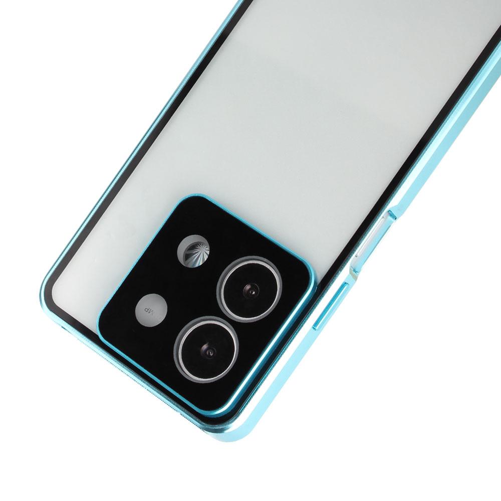 Case for Xiaomi Redmi Note 13 5G, Magnetic Dual Glass, Blue