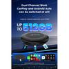 CarlinKit 8 ГБ + 128 ГБ Android 15 Ultra2 CarPlay AI Box Беспроводной Android Auto CarPlay Онлайн-видео SM6350 8-ядерный GPS 4G LTE Для автомобилей