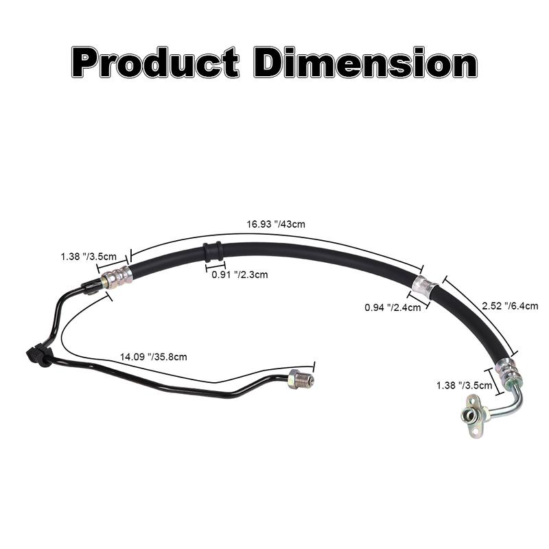 Новый шланг подачи усилителя руля высокого давления для Honda Civic 1.8L L4 2006-2011 Замена для 53713-SNA-A06 Автомобильные аксессуары