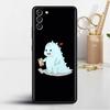 Чехол для Samsung Galaxy S22 S20 Ultra S21 FE S10 S9 Plus Note 20 10 Lite 9 Мягкая телефонная крышка Чехол Динозавр Мультяшный