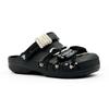 Crocs Baya EVA Traveller plus Trendy Versatile Hole Shoes Women's Black