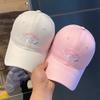 Japanese Cute Kitten Embroidered Baseball Hat for Women In Spring and Summer New Style of Face Showing Small Duckball Cap Casual and Versatile Sun Hat