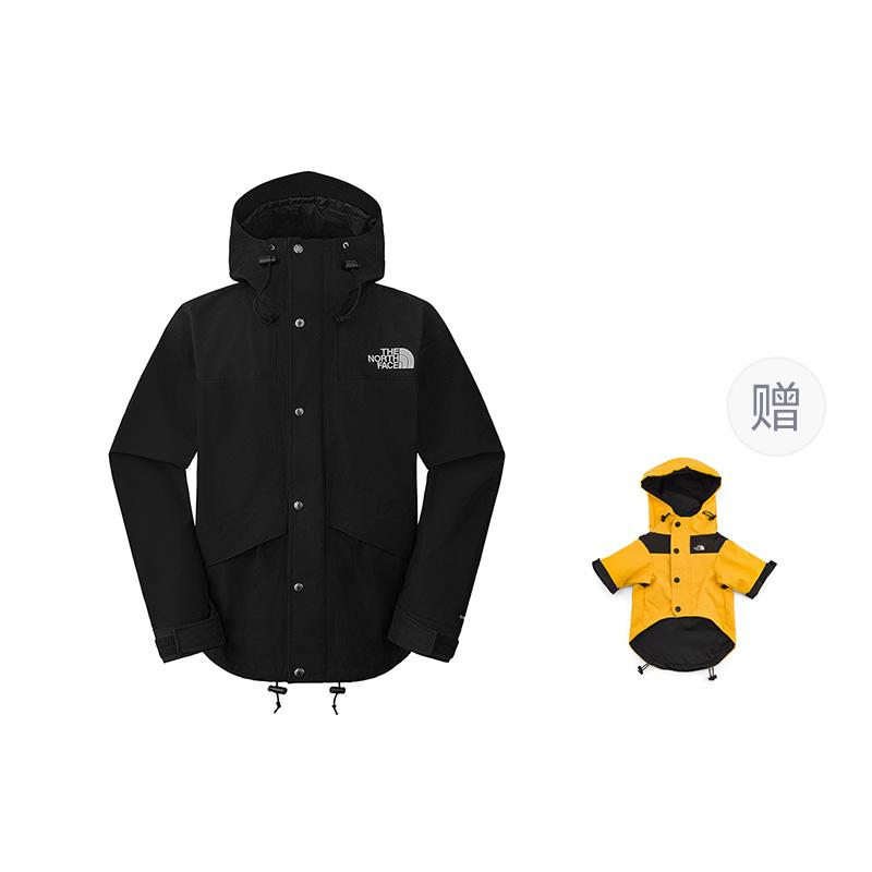 THE NORTH FACE 1986 Series FW24 Waterproof, Windproof, And Water Repellent Windbreaker Jacket Unisex Cosmic Black NF0A8AKJJK3