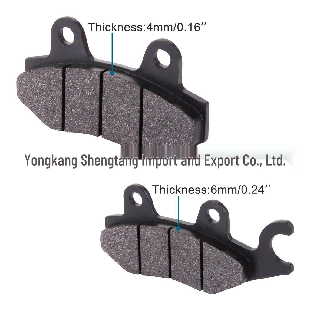GOOFIT Motorcycle Brake Pad Kit for 50-250cc ATV