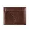 Мужской кошелек из натуральной кожи - многофункциональный антисканирующий кошелек с несколькими отделениями для карт и купюр