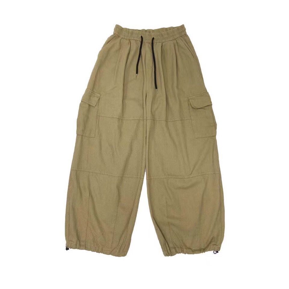Harajuku Streetwear Khaki Cargo Брюки женские Oversize Карманы Хип-хоп Черные Широкие Брюки Для Женщин Корейский