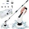 Cordless Electric Cleaning Brush 9-in-1 Long Handle Retractable Electric Mop Electric Spin Scrubber