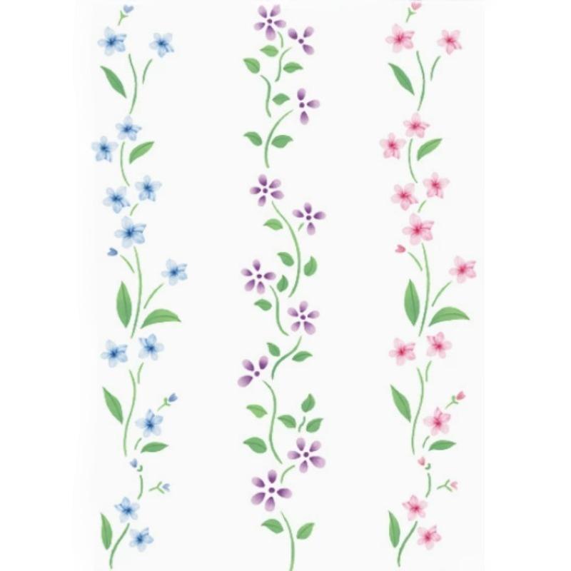 Spring Summer Flowers Temporary Tattoo Sticker Waterproof Cherry Blossoms Roses Tattoo Sticker For Women Fake Tattoo Sticker