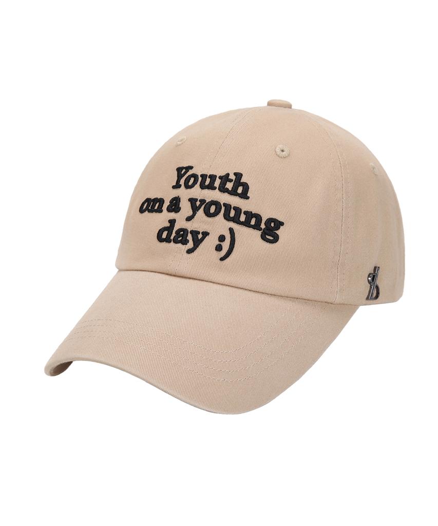Кепка с вышивкой Beullaegsaenjeu Yours Young Day_Бежевая