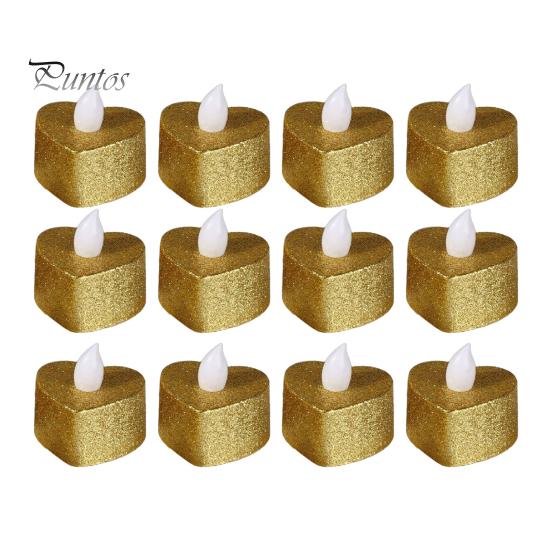 12 шт. мерцающих беспламенных свечей на батарейках светодиодные чайные свечи реалистичные фитили украшение для домашнего стола декор