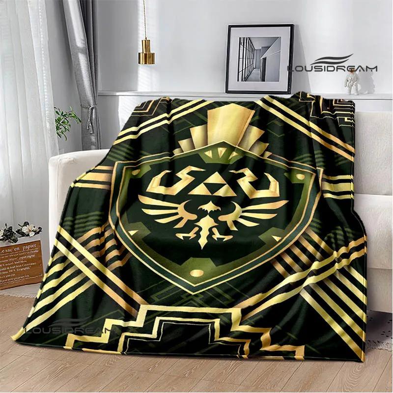 3D Z-Zeldas Cartoon blanket Warm Flannel blankets Soft and comfortable blanket Home Travel Blankets bed linings Birthday Gift