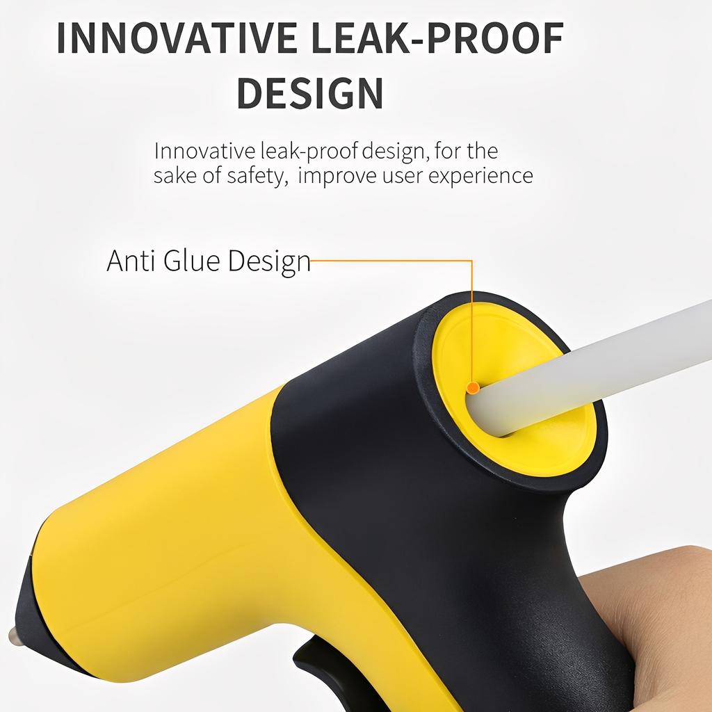 Cordless Hot Glue Gun Auto Shut Off Small Rechargeable 30s Hot Melt Glue Gun With 30 Sticks for Jewelry Circuit Board Crafts