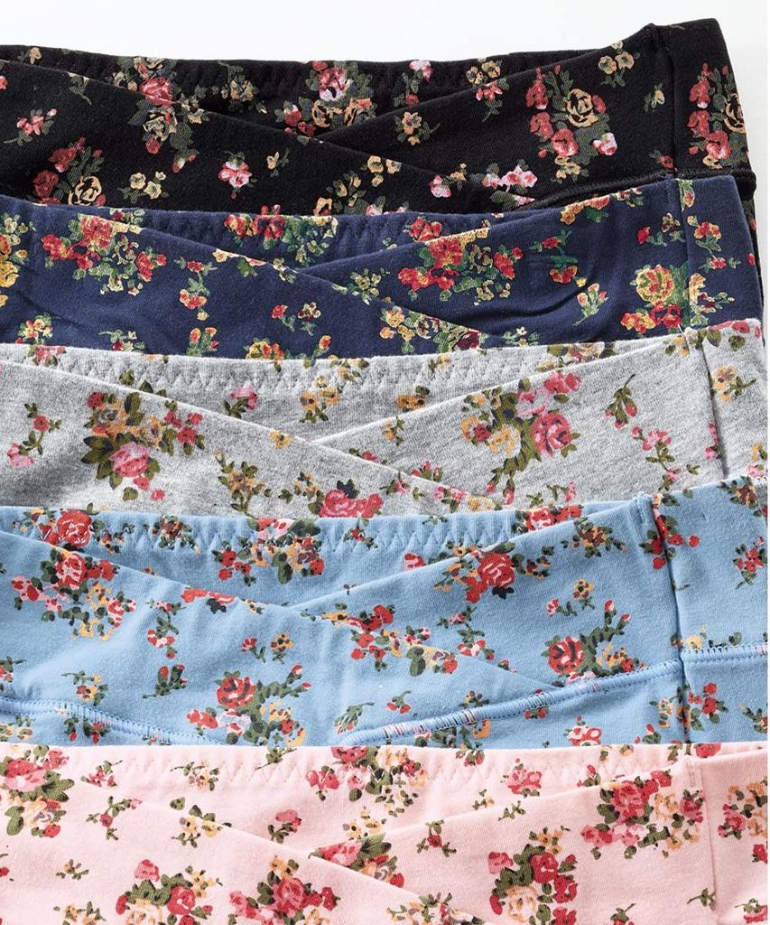 Cotton Comfortable Around the Large Set of 6L [Nissen] High-waisted, Deep-cut Shorts, Blend, Stretchy, Tummy, Women's, Size, 5, Basic,