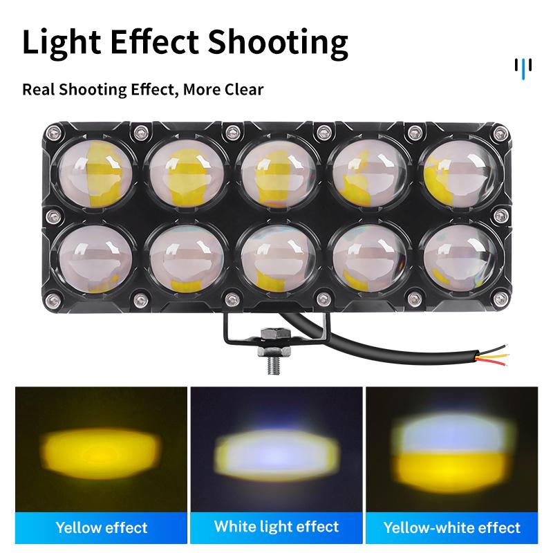 6/8/10 Линза Дополнительный Мотоциклетный Прожектор Рабочие Противотуманные Фары Лампочка Прожектор Фара Дополнительный Электрический Прожектор Для Вождения 12 В
