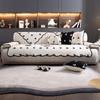 Черно-белая простая диванная подушка Four Seasons Universal Chenille Sofa Cover Fabric