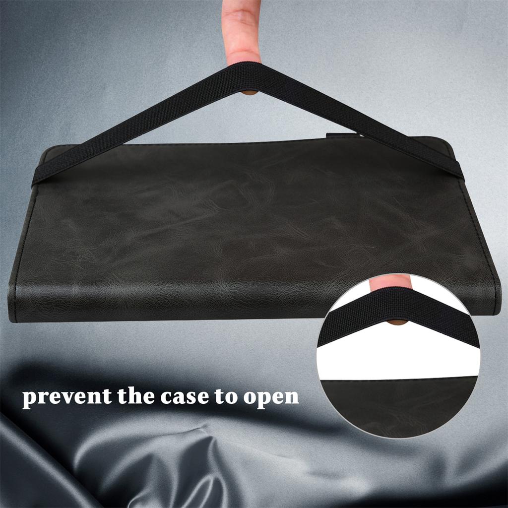 Кожаный чехол для планшета в деловом стиле для Apple iPad/Samsung Galaxy Tab/Huawei Matepad/Amazon/Lenovo Tab/Redmi Pad/Realme Pad/Google Pixel Tablet...