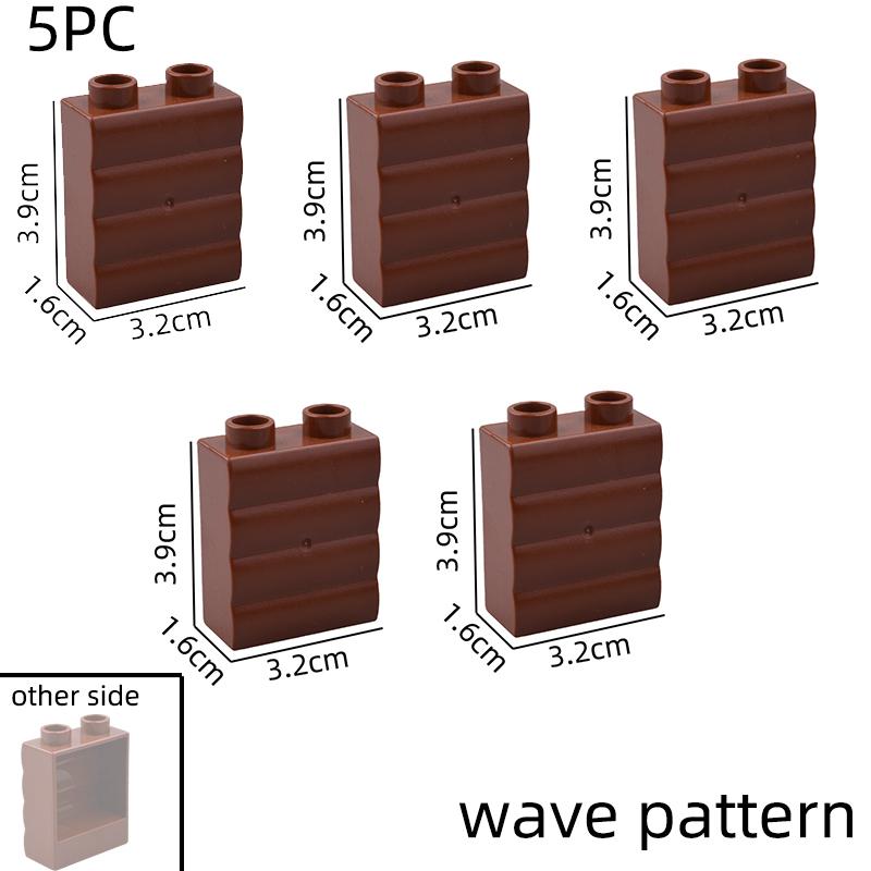 Большие Строительные Блоки Дом Аксессуары Части Крыша Окно Стена Строительство Собирать Кирпичи Образовательные Игрушки Для Детей Подарок