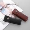 Portable Leather Soft Carrying Cases Glasses Storage Box Belt Wearable Glasses Case