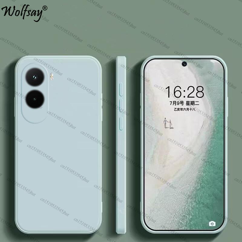Case For Xiaomi Poco M7 Case Shockproof Soft TPU Original Liquid Silicone Back Case For Poco M7 Cover For Poco M7 Plus 5G Funda