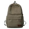 Durable Canvas Backpack, Large Capacity Backpack, Suitable For Middle School High School And College Students