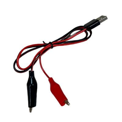 1~10 шт. зажимы типа «крокодил» для тестового кабеля USB-штекера, соединительный провод для аккумулятора, двойной щуп 24 мм, зажим типа «крокодил» для измерения мультиметром