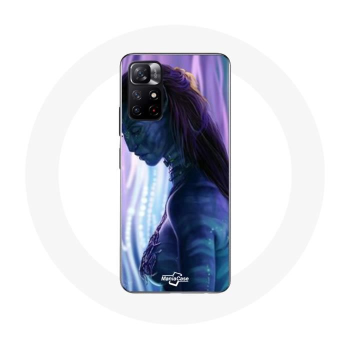 Чехол - MANIACASE - Xiaomi Redmi Note 11s 5G - Мягкий - Аватар Нейтири Сезон 2 - Белый