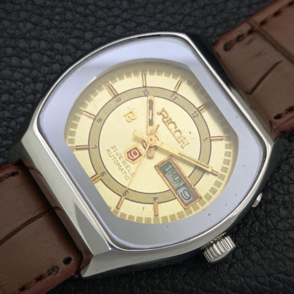 VINTAGE RICOH R31 AUTOMATIC JAPAN MENS ORIGINAL DIAL WATCH a707993-1