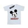Хлопковая футболка с изображением Микки Мауса для девочек