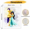 Disney DIY Oil Painting Art Painting Kit Aladdin Princess Home Wall Decor Handmade Gift Special Watercolor Canvas Modern Art Design