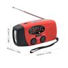 Multifunctional Emergency Radio with LED Flashlight FM AM WB NOAA Solar Radio Hand Crank Powered 600mAh