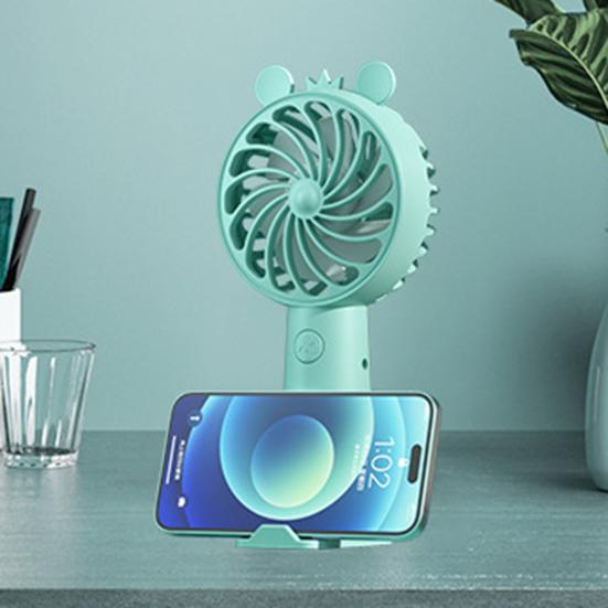 Легкий портативный универсальный тепловой вентилятор с мультяшными ушами, рассеивающий тепло