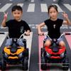 Cross-Border Kids' Electric Beach Car: Four-Wheel Ride-On Toy with Rechargeable Battery