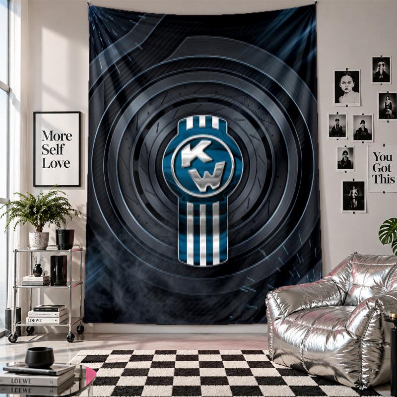 Kenworth Wall Tapestry Home Decor Wall Hanging Cloth for Bedroom Living Room Background