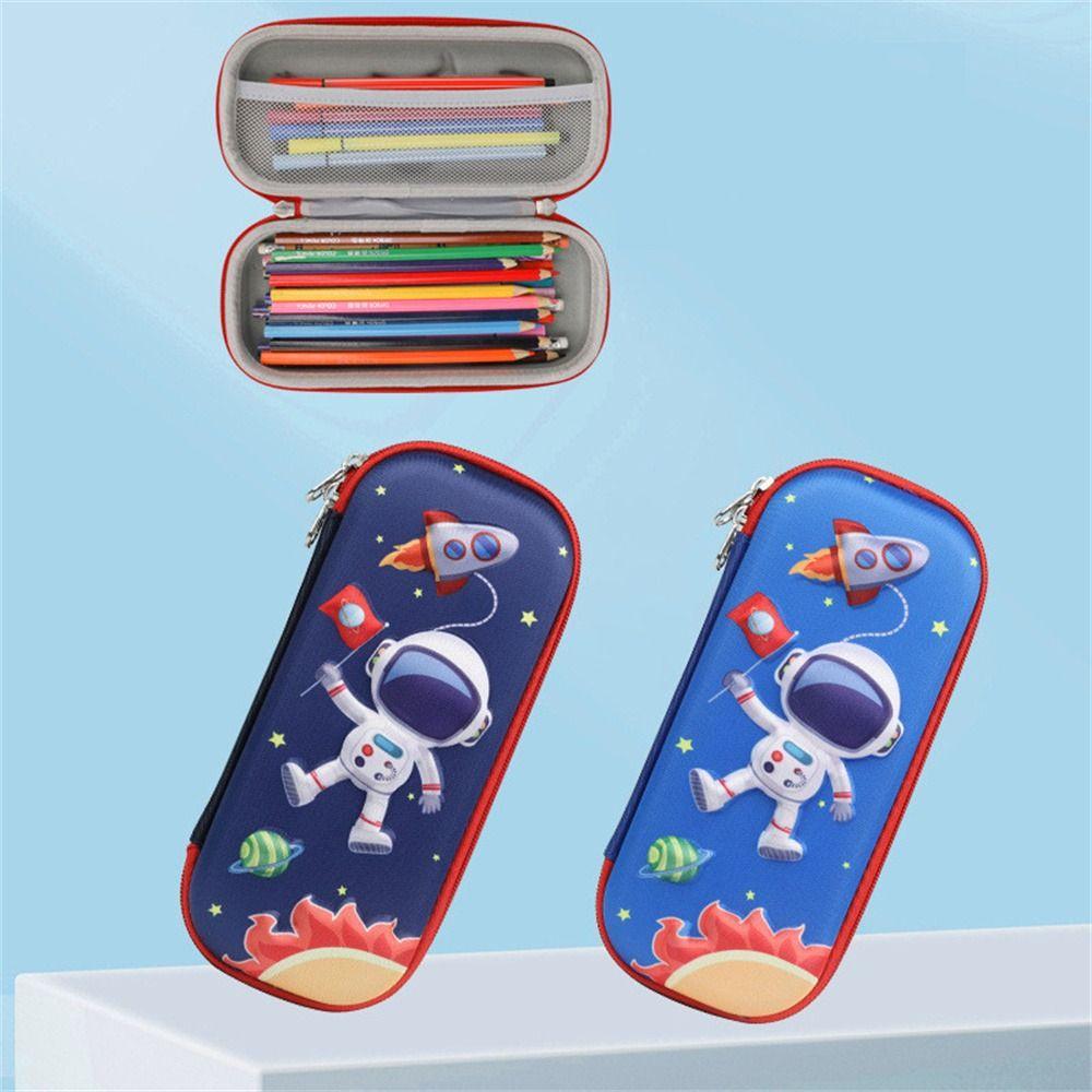 Dinosaur 3D Pencil Box Astronaut Astronaut Pen Case Boys Space Pencil Bag School Supplies