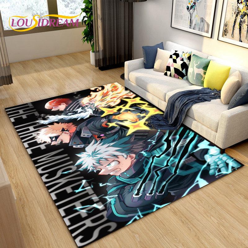 My Hero Academia, японский коврик в стиле аниме, коврик для гостиной, спальни, дивана, коврик для двери, детский нескользящий напольный коврик