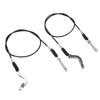 2PCS Forward Reverse Shift Cable 72341 G01 43 3 4in Replacement for EZGO ST350 ST480 Workhorse Golf Cart 1996 2025