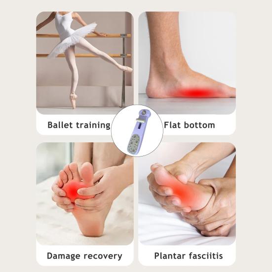 Тренажер для свода стопы, укрепляющий мышцы стопы и свода стопы. Универсальный тренажер для растяжки свода стопы с массажером. Портативное оборудование для поддержки стопы во время танцевальных тренировок.