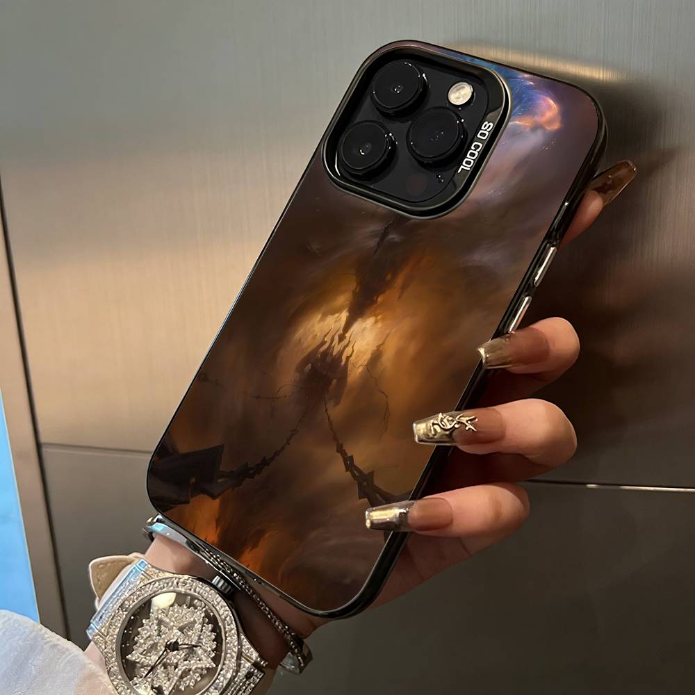 W-O-W-World- of -Warcraft Phone Case For IPhone17  16 11 12 13 14 15 16 Pro Max Plus Cover Colored Silver Funda Bumber