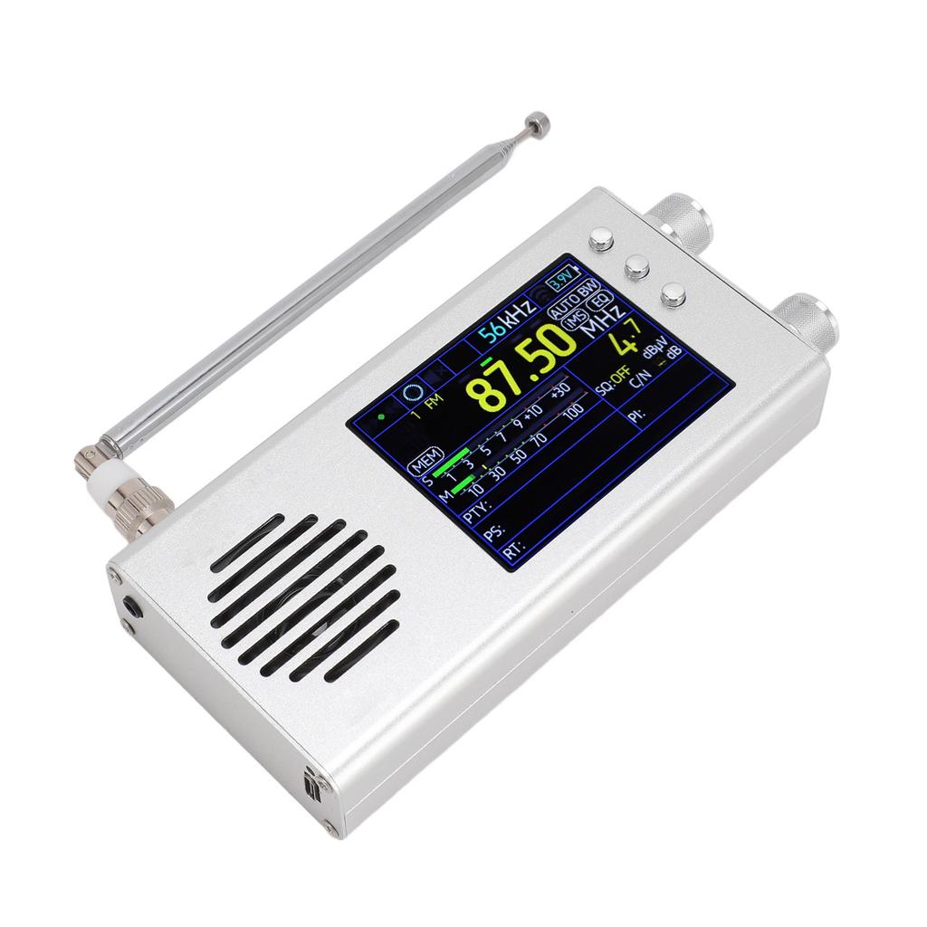 Портативный SSB коротковолновый радиоприемник 3,2-дюймовый ЖК-дисплей Двойные стереодинамики Аккумулятор 5000 мАч AM FM SW CB VHF UHF LW MW Всеволновый радиоприем