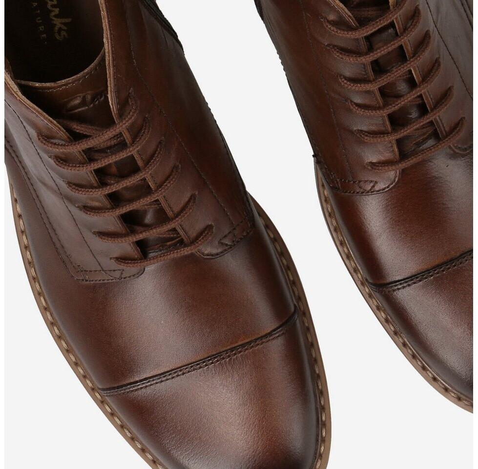 Ботинки Clarks Aldwin Cap кожаные (26179733) средне-коричневые