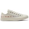 Converse Кеды Chuck Taylor All Star Ox с вышивкой цветов Белые Женские A01595C